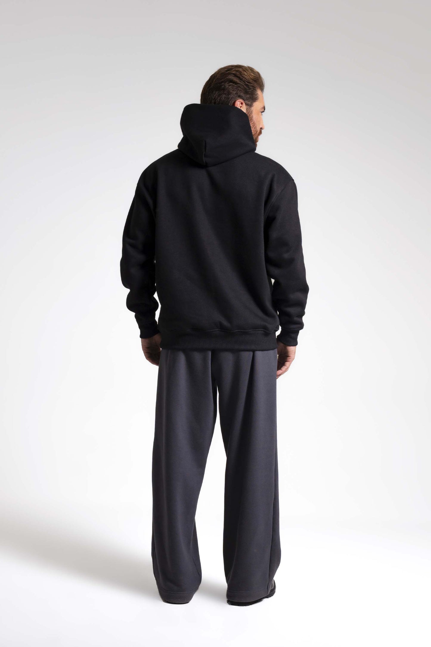 Moletom canguru 3 cabos - preto