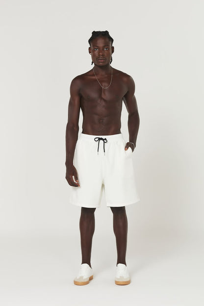 Bermuda Moletom Streetwear - Off White