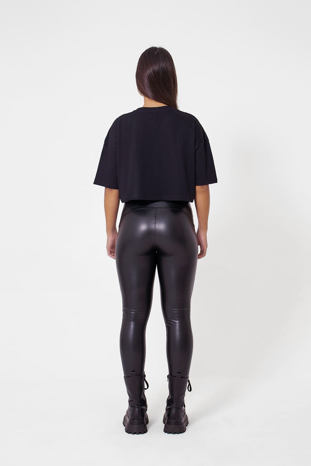 Cropped feminino basic streetwear - preto