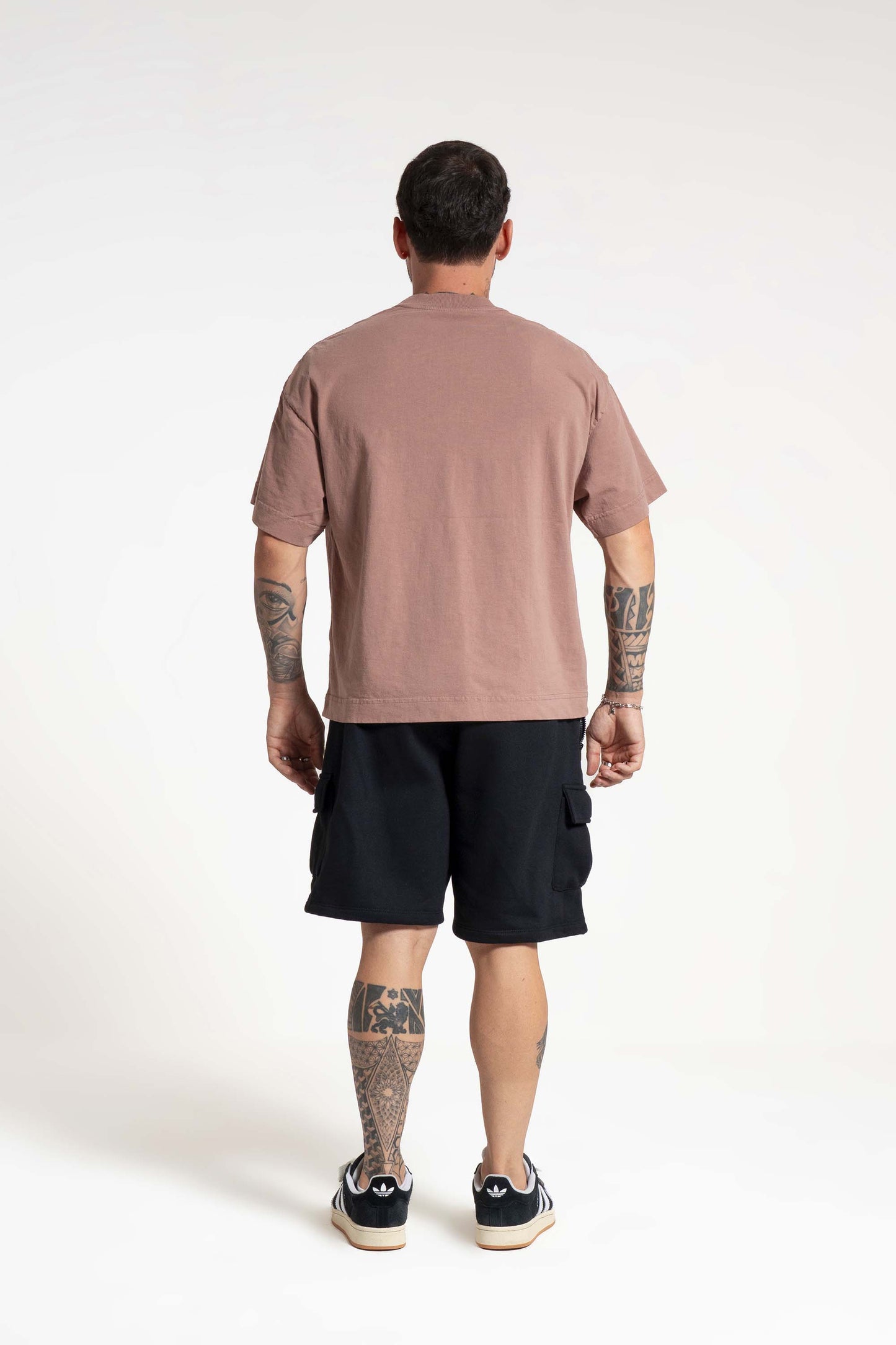 Camiseta heavy oversized boxy - mocha mousse