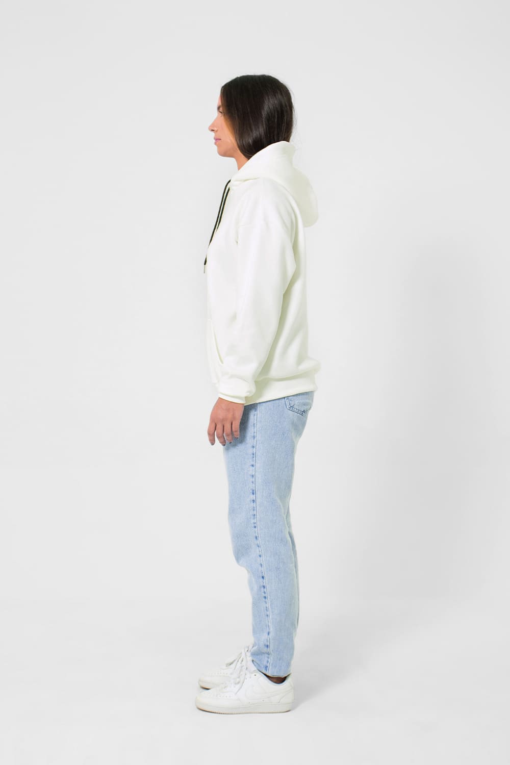 Moletom Canguru 3 Cabos - off white