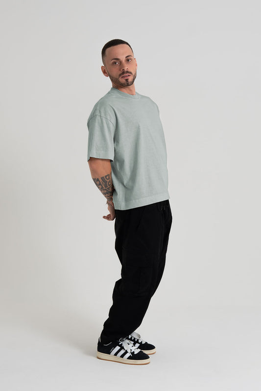 Camiseta heavy oversized boxy - menta