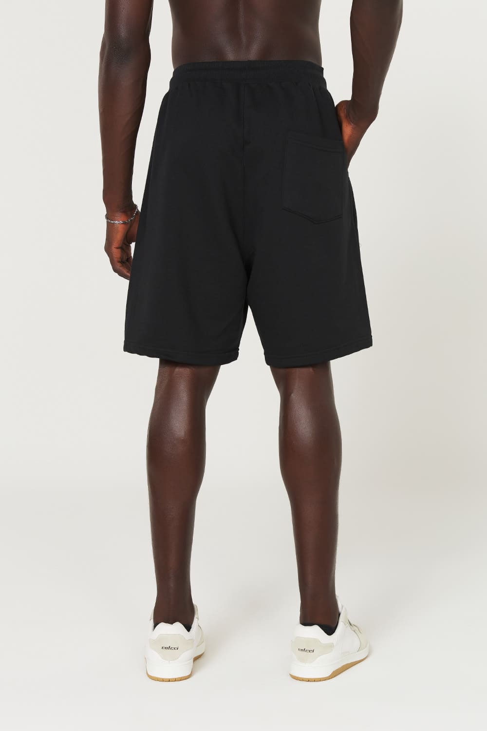 Bermuda Moletom Streetwear - Preto