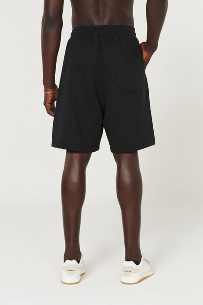Bermuda Moletom Streetwear - Preto