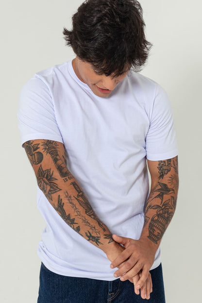 ￼Camiseta Slim Cotton - branco