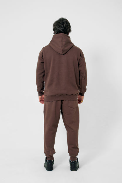 Moletom canguru 3 cabos - marrom