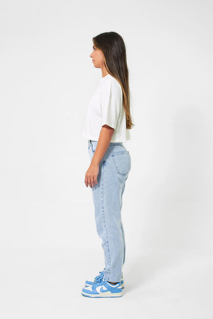 Cropped feminino basic streetwear - off white