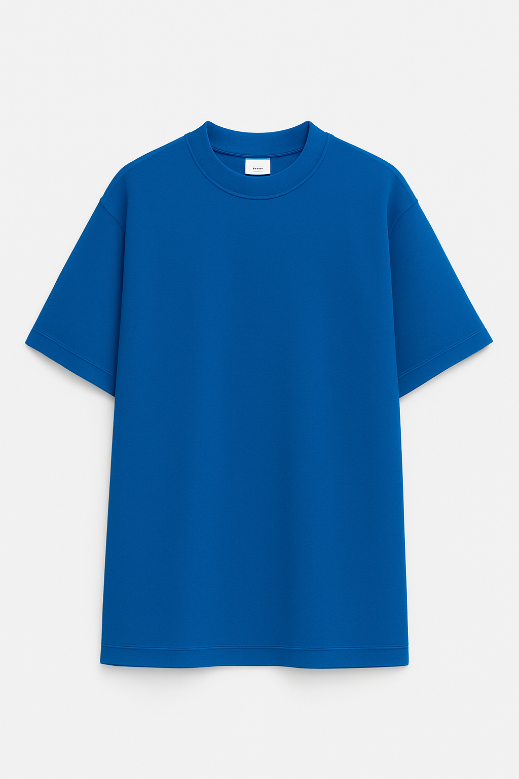 Camiseta Oversized Moletom - azul