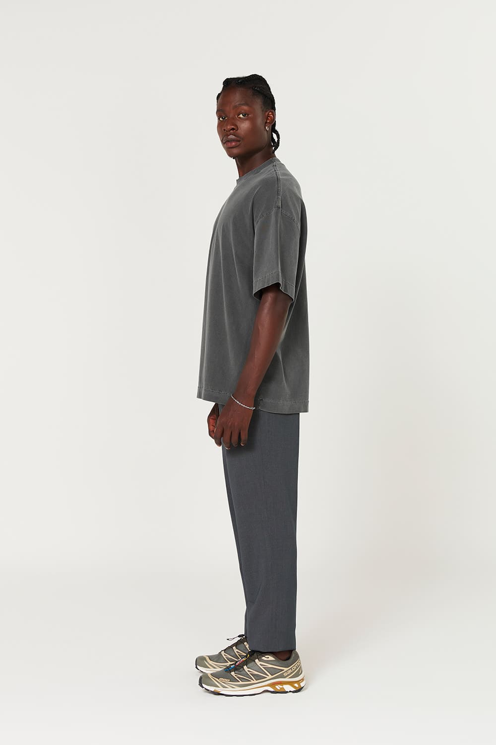 Camiseta Heavy Oversized - Chumbo