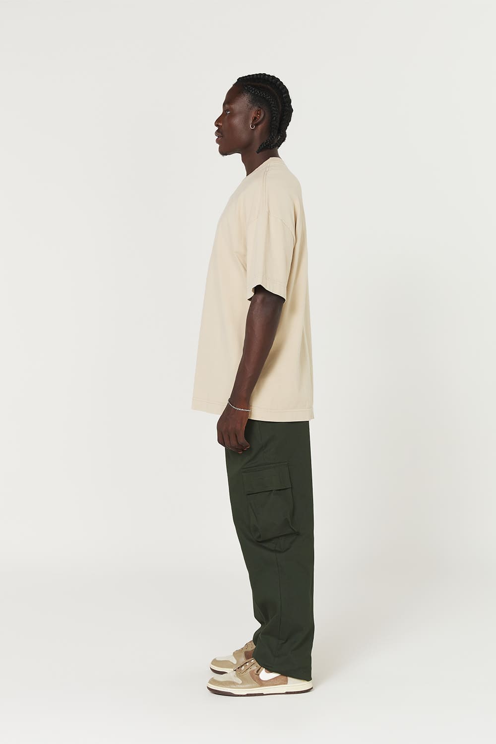 Camiseta Heavy Oversized - areia