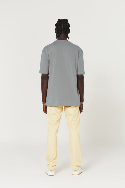 Camiseta tubular streetwear - cinza espacial