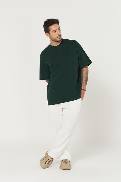 Camiseta Heavy Oversized - Verde Floresta