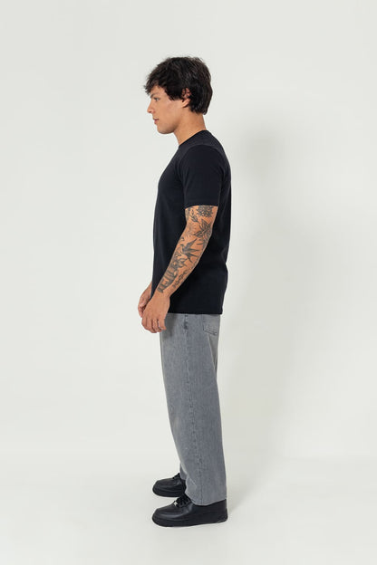 Camiseta Slim Cotton - preto