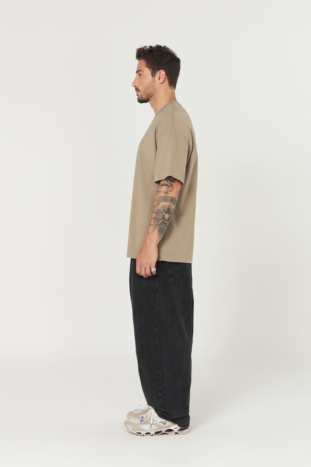 Camiseta Heavy Oversized - Bege