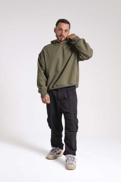 Moletom Oversized Boxy Premium 3 Cabos - Verde Quartzo