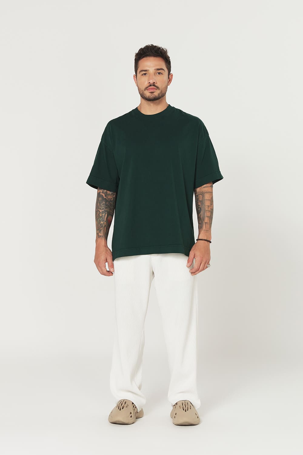 Camiseta Heavy Oversized - Verde Floresta