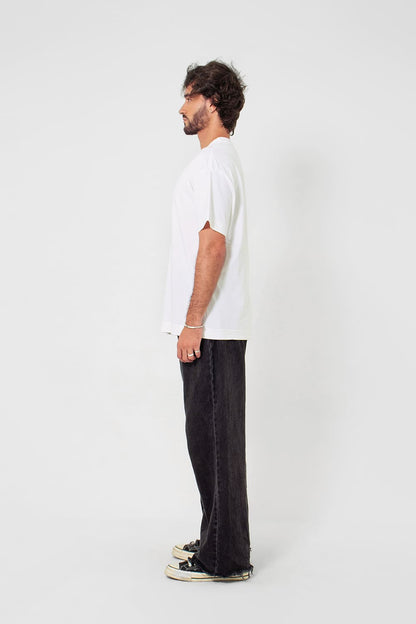 ￼Camiseta Oversized Basic - Off White