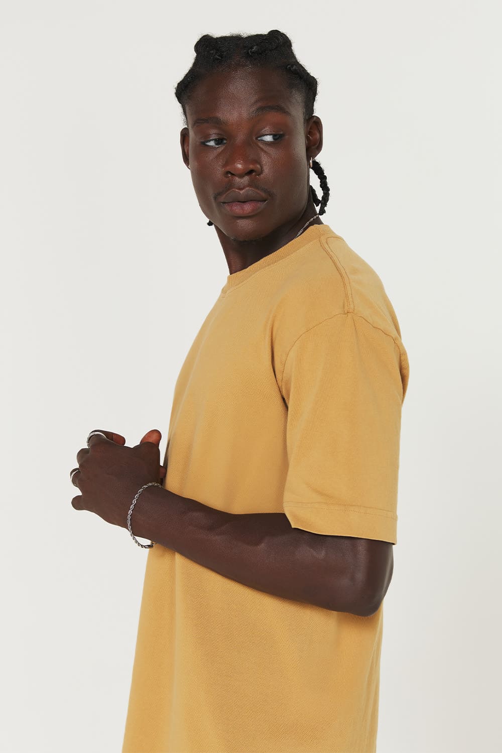 Camiseta tubular streetwear - caramelo