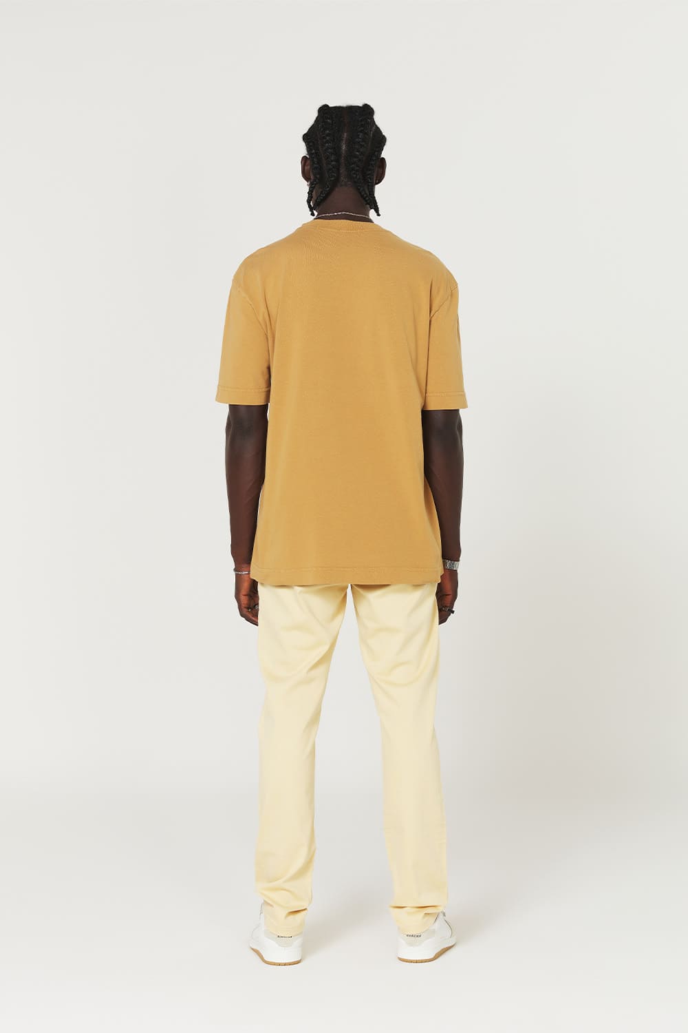 Camiseta tubular streetwear - caramelo