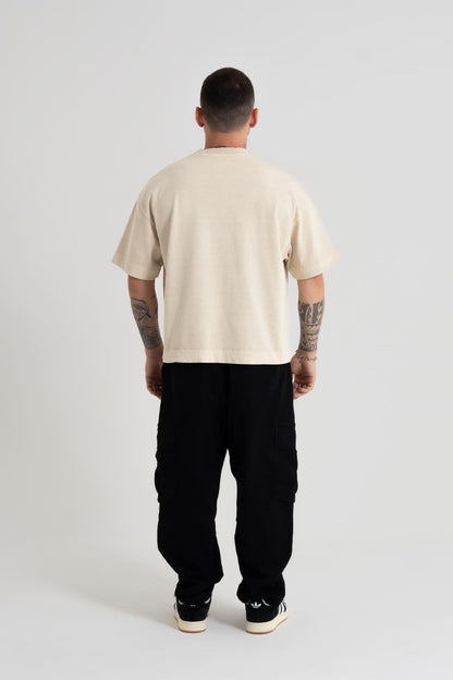 ￼Camiseta Heavy oversized Boxy - Marfim
