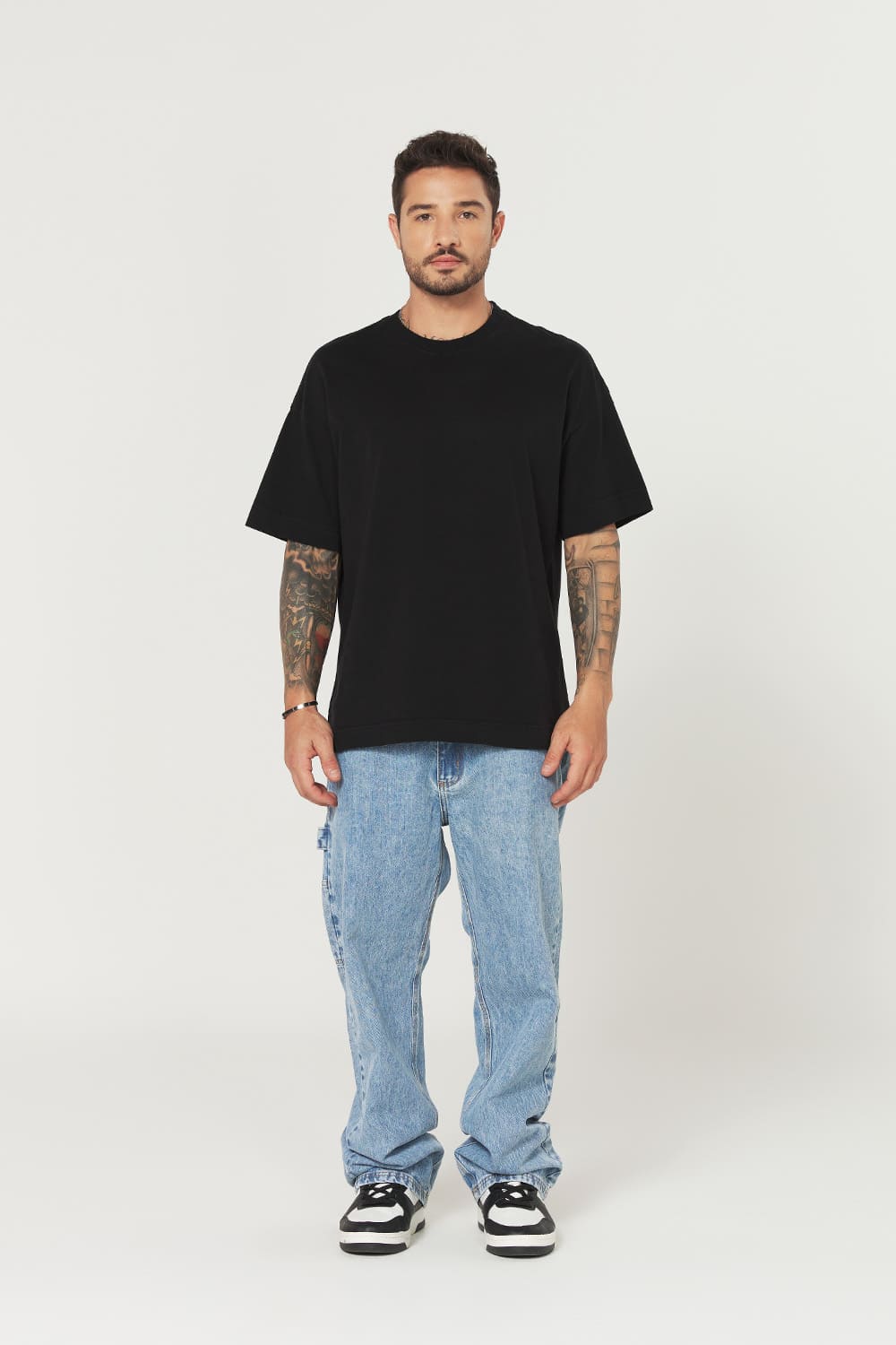 Camiseta Heavy Oversized - preto