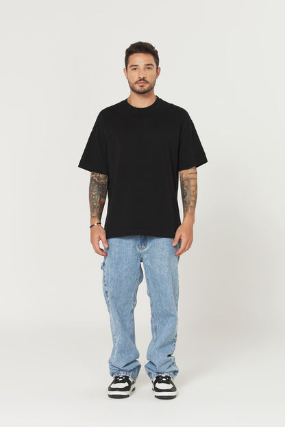 Camiseta Heavy Oversized - preto