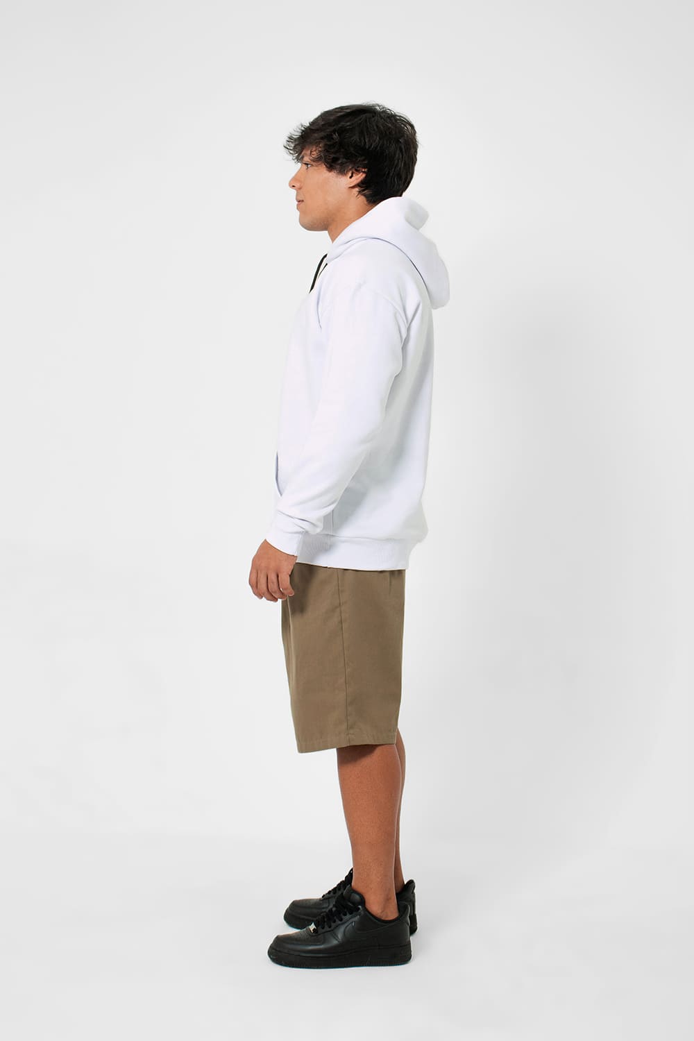 Moletom Canguru 3 Cabos - Branco