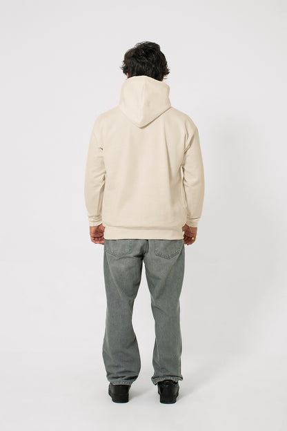 Moletom canguru 3 cabos - creme