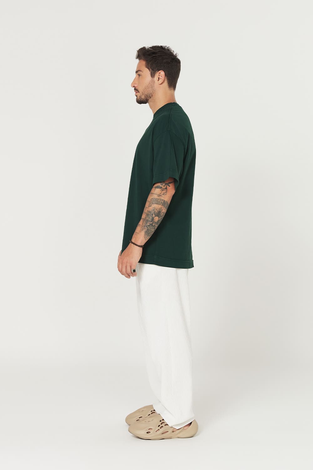 Camiseta Heavy Oversized - Verde Floresta