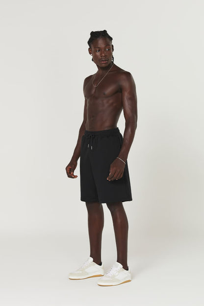 Bermuda Moletom Streetwear - Preto