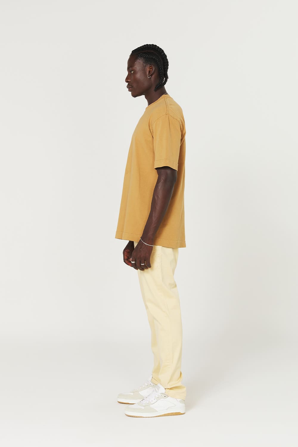 Camiseta tubular streetwear - caramelo