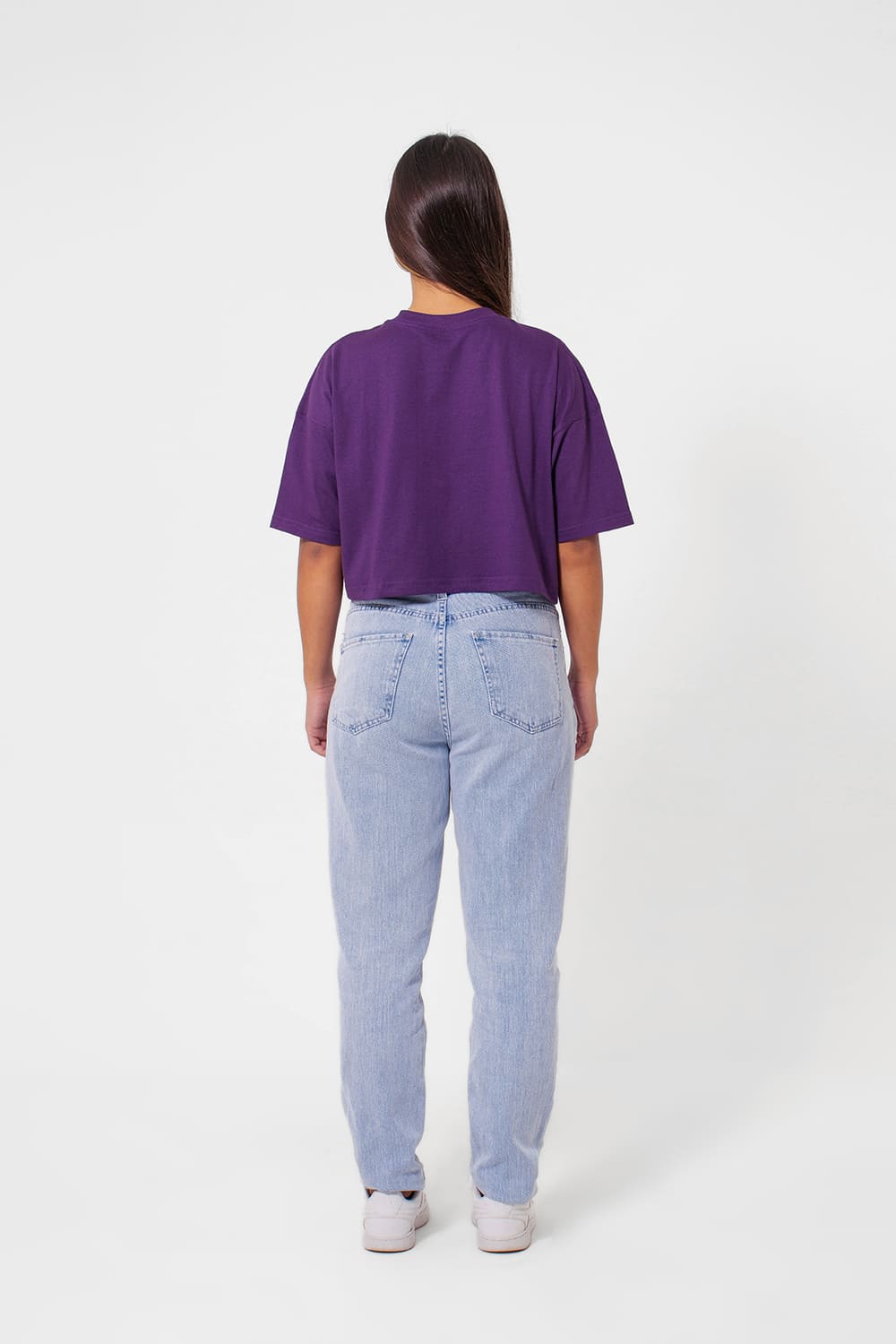 Cropped Feminino Basic Streetwear - roxo