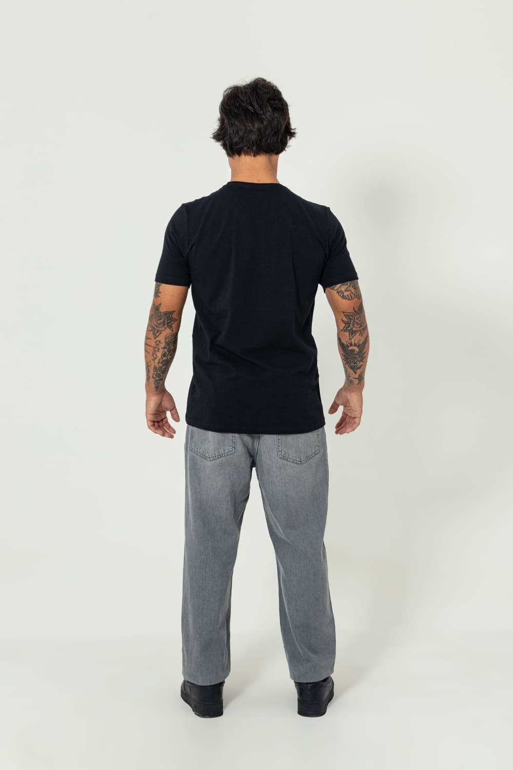 Camiseta Slim Cotton - preto