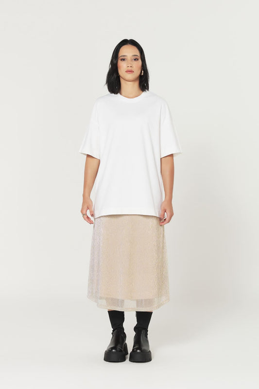 Camiseta Heavy Oversized - off white