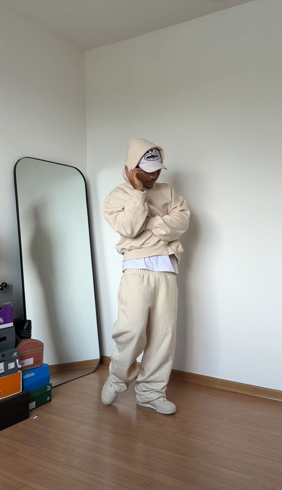 Carregar vídeo: conjunto heavy boxy oversized